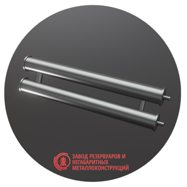 Регистры отопления двухрядные РСП-2x114x4.0-2000 мм