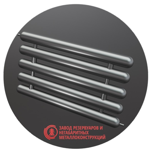 Регистры отопления пятирядные РСЭ-5x219x5.0-9000 мм