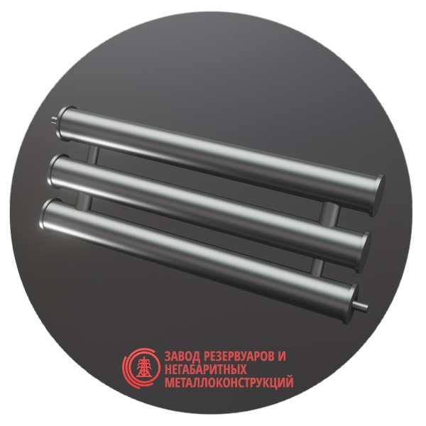 Регистры отопления трехрядные РСП-3x108x3.0-2000 мм