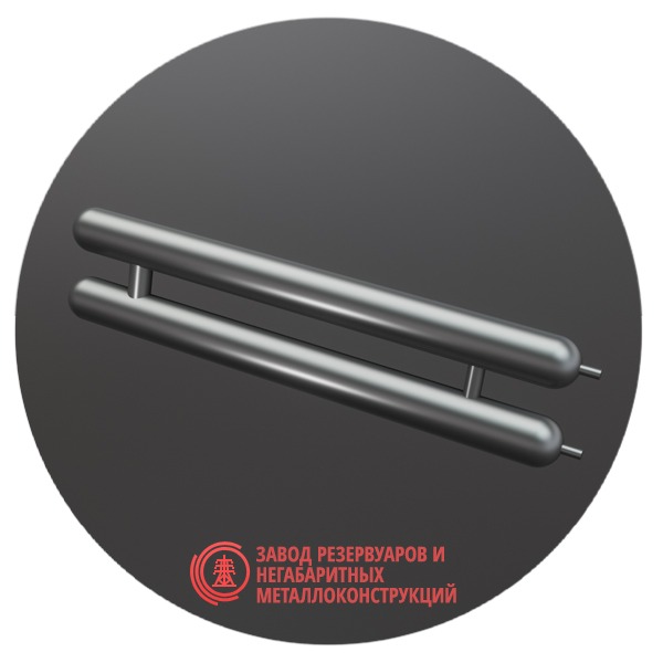 Регистры отопления двухрядные РСЭ-2x108x3.0-1000 мм