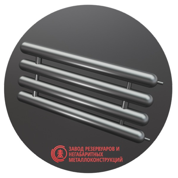 Регистры отопления четырехрядные РСЭ-4x114x4.0-12000 мм