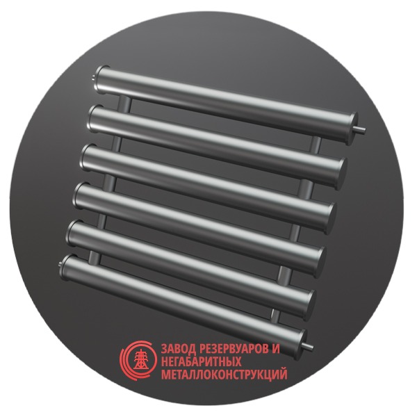 Регистры отопления шестирядные РСП-6x108x3.0-11000 мм