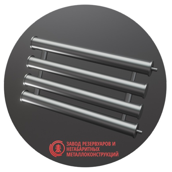Регистры отопления четырехрядные РСП-4x108x3.0-3000 мм