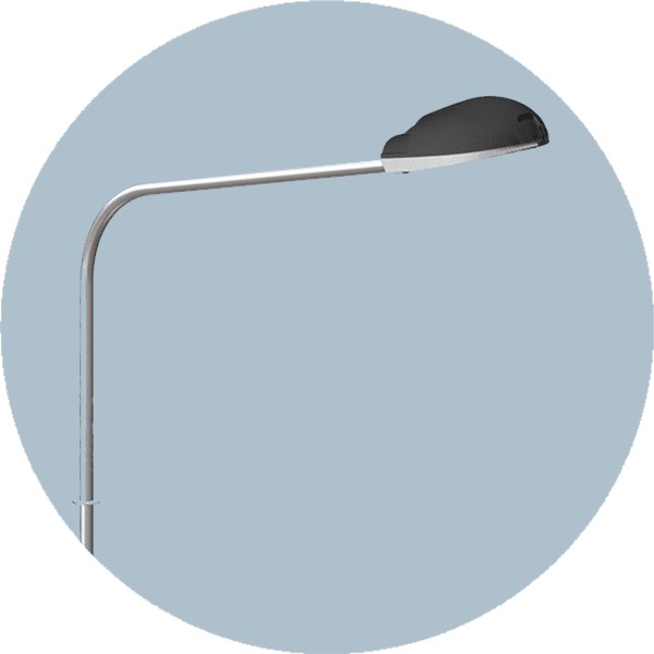 Консольный кронштейн однорожковый К20-0,5-0,5-1-1